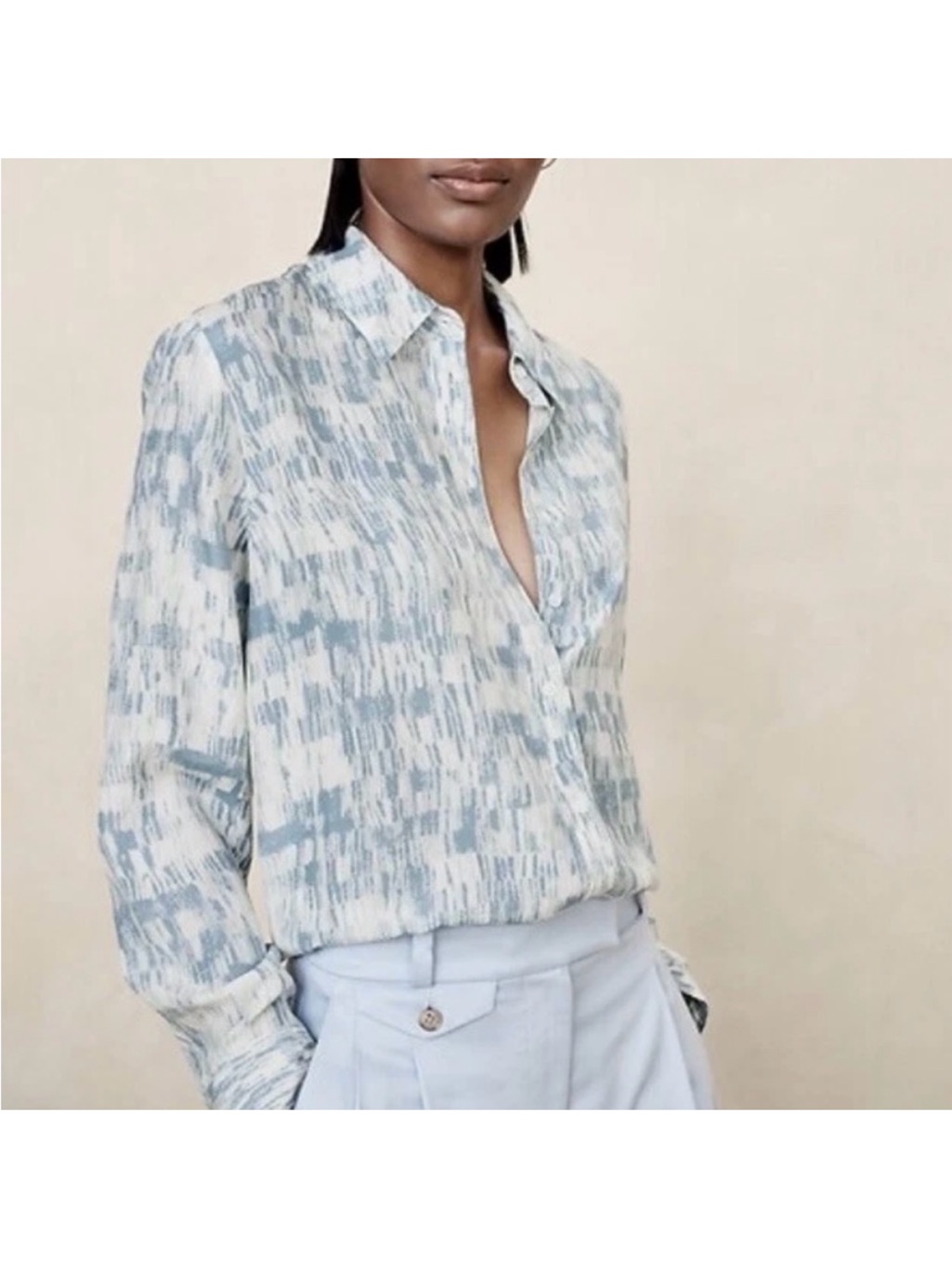 Banana Republic The Everyday Mulberry Silk Shirt
